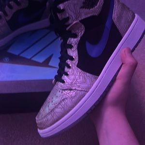 AIR Jordan 1 Zoom air cmft gold laser
